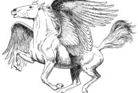 ausmalbild pegasus