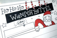 weihnachtswunschzettel zum ausdrucken