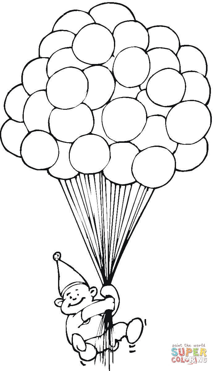 Luftballons Zum Ausmalen - kinderbilder.download | kinderbilder.download