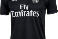 real madrid jersey black