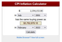 cpi inflation calculator usa