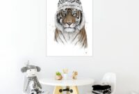 wandbild tiger