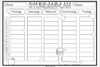 stundenplan grundschule vorlage