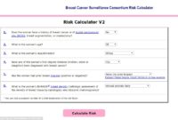 breast cancer risk tool uk