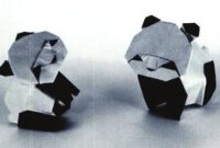 origami panda