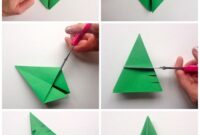 origami tannenbäume