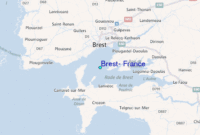 brest sur carte de france