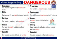 synonyms for dangerous