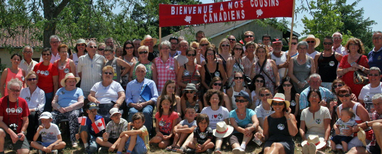 Régnié-Durette. Cousinade franco-canadienne pour la famille Gaudet