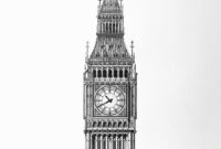 big ben zeichnung