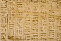 hieroglyphen alphabet zum ausdrucken