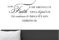 now faith is the substance of things