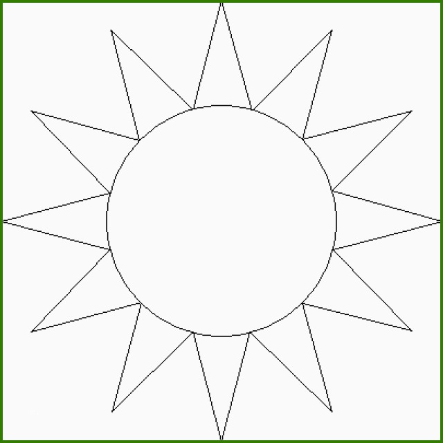 Sonne Vorlage Zum Ausschneiden Schockieren Konabeun Zum Ausdrucken