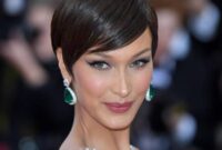 bella hadid pixie cut