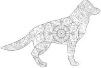 mandala tiere hund