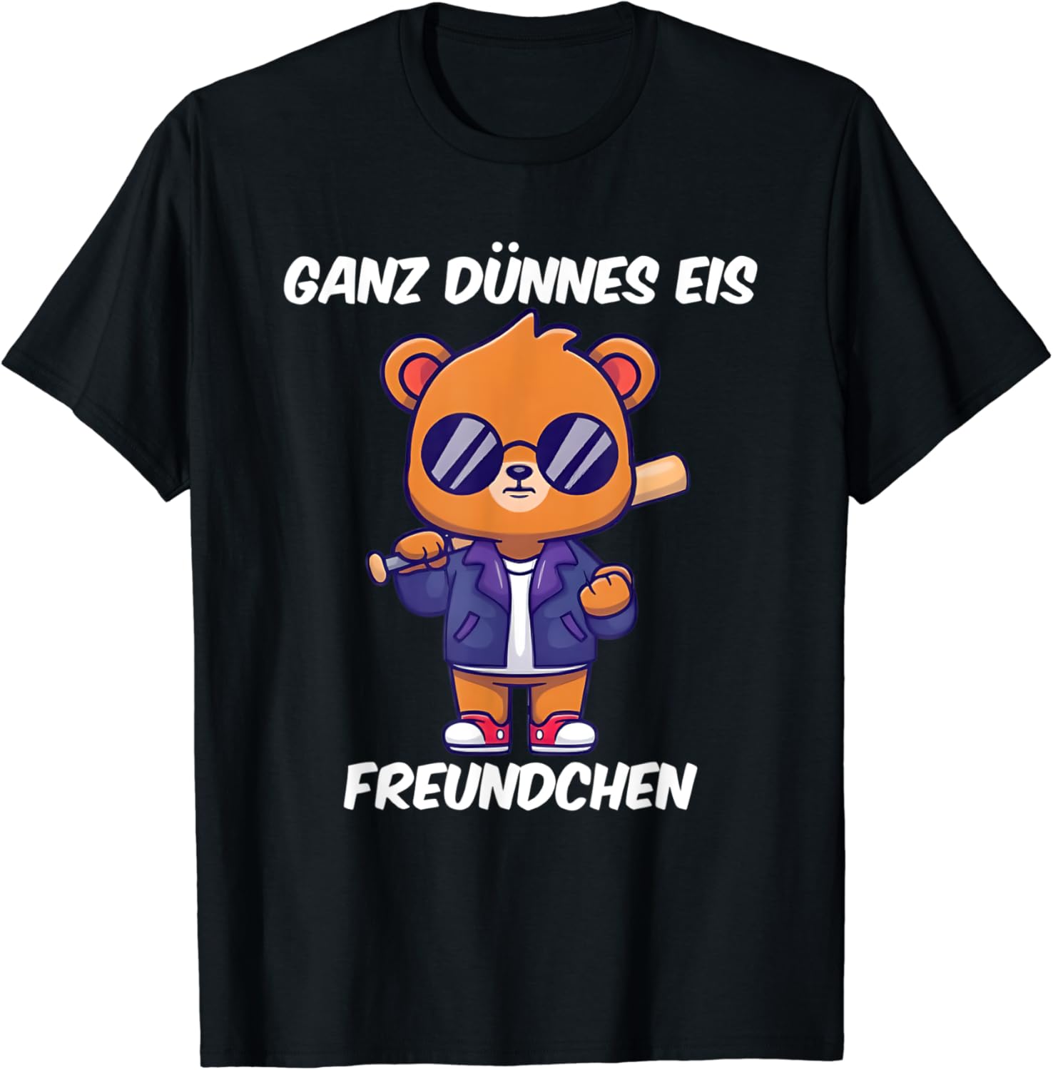 ganz dünnes eis freundchen teddybär T-Shirt : Amazon.de: Fashion