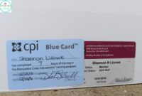 cpi training certification blue card