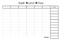 stadt land fluss vorlage leer