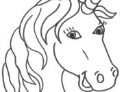 einhorn ausmalbild pdf