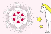 mandala einhorn