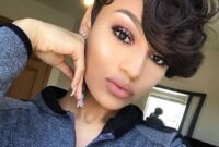 human hair pixie cut wig black woman