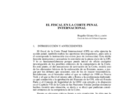 fiscal de la corte penal internacional