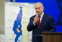 netanyahu un map of israel