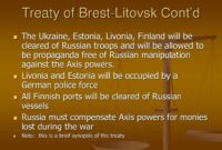 brest-litovsk treaty terms