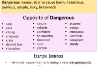 another word for dangerous