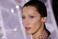 bella hadid side profile