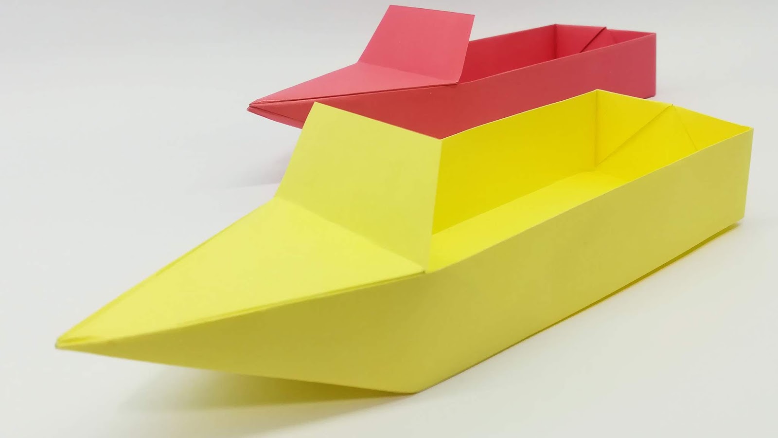 How To Make A Paper Boat For School Project | Origami Boat | Easy Origam...