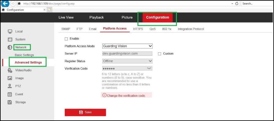 How to add a stand alone Hikvision IP camera to the Guarding Vision app