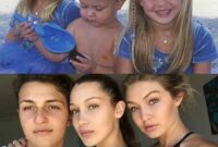 bella hadid young child