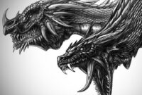 drachen skizzen