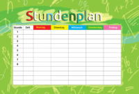 stundenplan pdf gratis