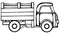 ausmalbilder truck