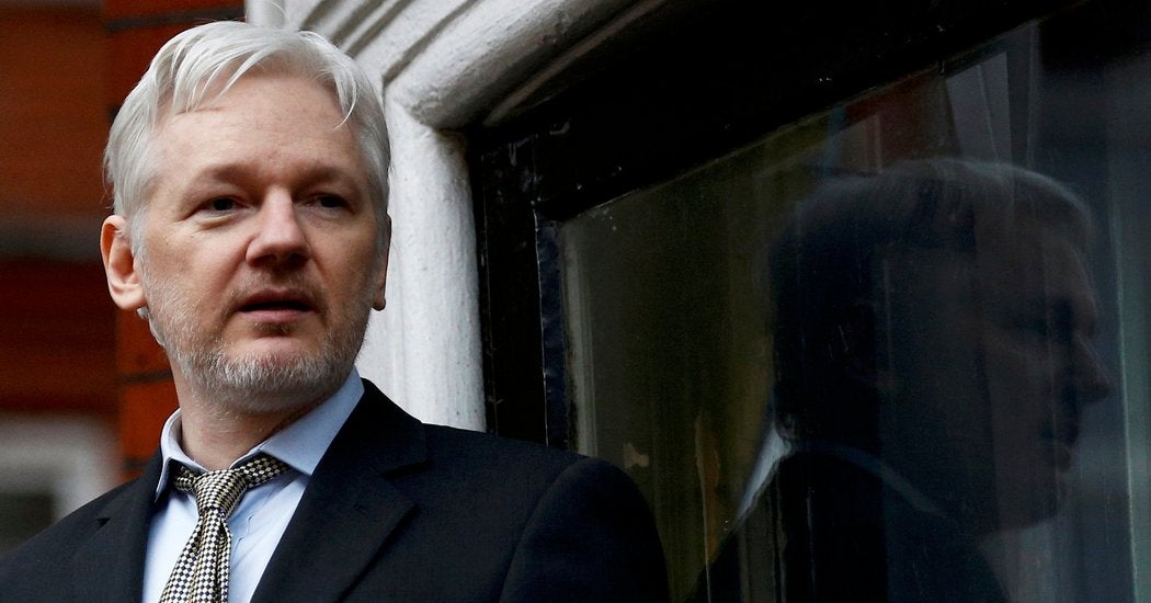Julian Assange Repeats Offer of Extradition to U.S. - The New York Times