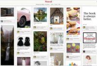 pinterest home page