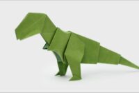 dino origami