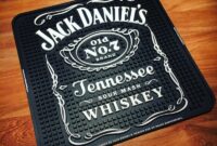 jack daniels bar mat size