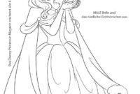 prinzessin bild ausmalen